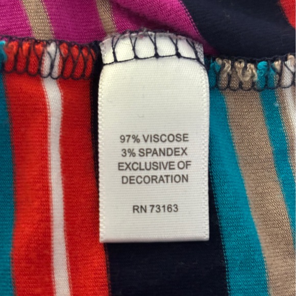 Spense Multi-Colored Striped Dress - Picture 3 of 3